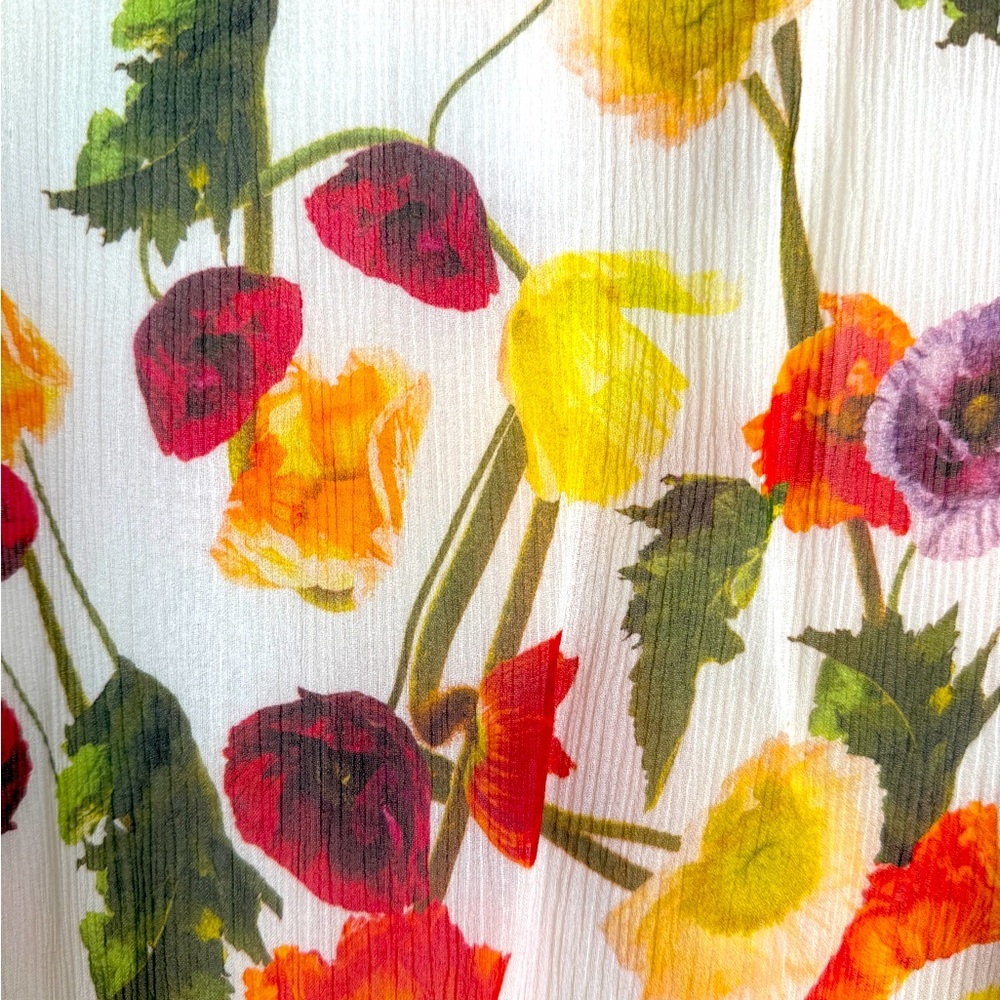 JASON WU COLLECTION silk top Floral Print SILK $795 - Picture 2 of 6